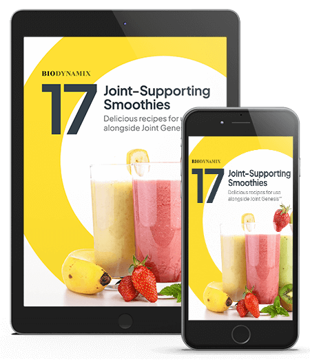 Free Bonus: 17 Joint Supporting Smoothie Recipes for Joint Genesis Users